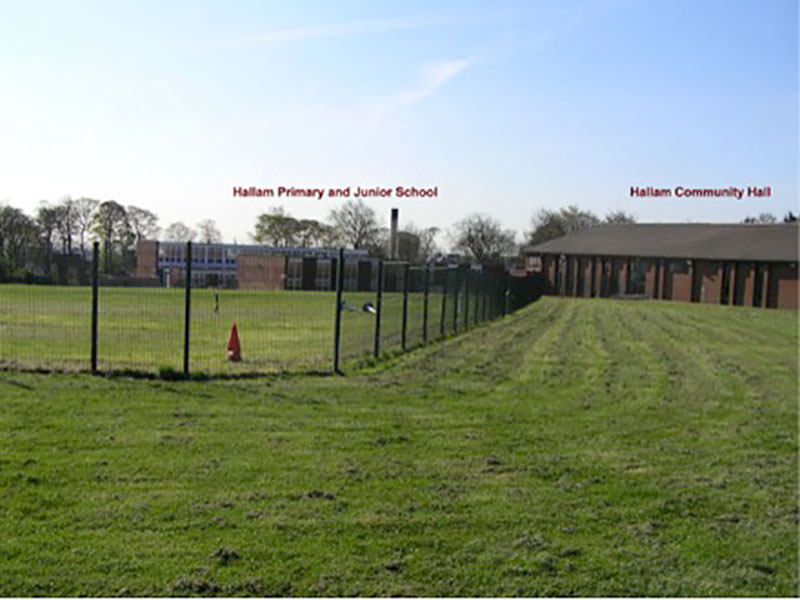 School field fence